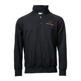 Men’s 1/4 Zip-Neck Sweatshirt – Black