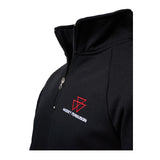 Men’s 1/4 Zip-Neck Sweatshirt – Black