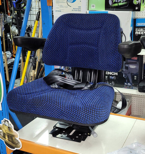 Fabric Tractor Seat with Seatbelt