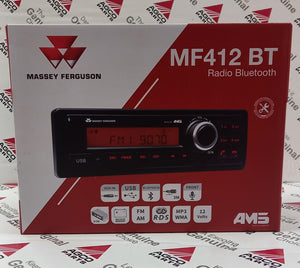 AMS MF412BT Bluetooth Radio - Massey Ferguson Branded