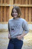 Sweat Shirt Miss Farm Monster For Girls