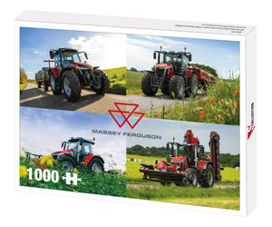 1000-Piece Tractor Puzzle _ MF 8S And MF 5S