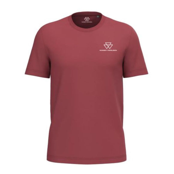 MF Terracotta Red Cotton T-Shirt