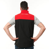 MF Sleeveless Softshell Jacket Red & Black
