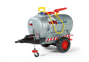 Tanker Silver with Pump For MF Pedal Tractor