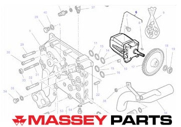 Massey Ferguson Hydraulic Pump | Massey Parts | Martin's Garage 