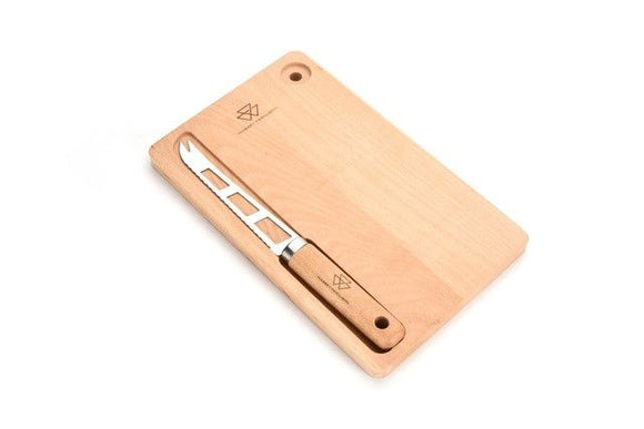 Cutting Board with Cheese Knife