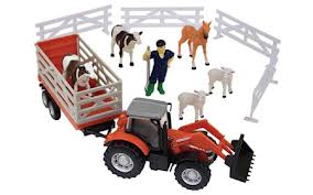 MF 8600 Small Farm Playset | Massey Parts | Martin's Garage 