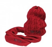 Ladies Knitted Hat and Scarf | Massey Parts | Martin's Garage 