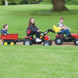 Pedal Tractor, MF 7726 with Rollytrac Front Loader And Pneumatic Tires